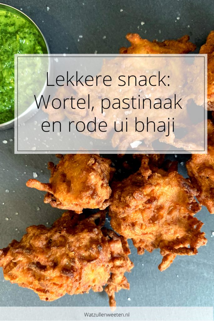 Bhaji van wortel pastinaak en ui