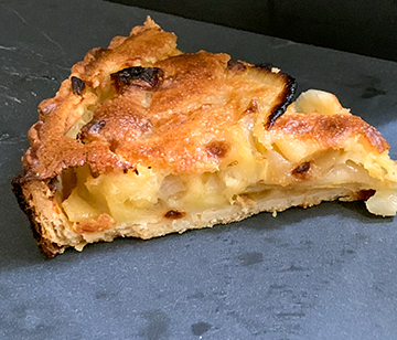 Uientaart: Tarte à l’Oignon