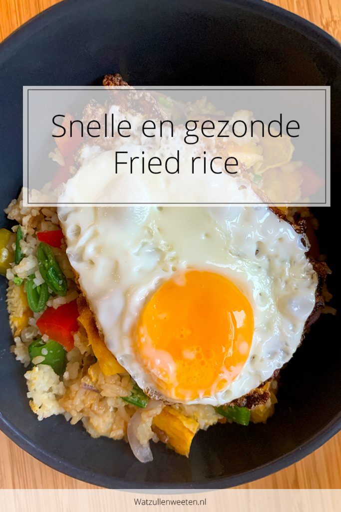 Fried rice - gebakken rijst