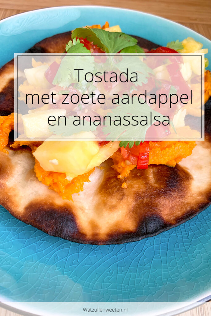 Tostada zoete aardappel