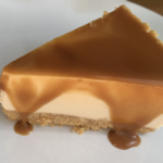 No bake Cheesecake met gezouten karamel