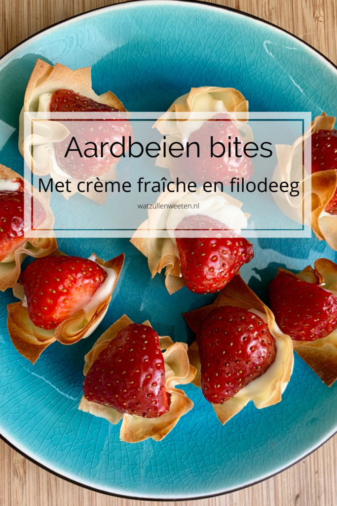 Aardbeien bite