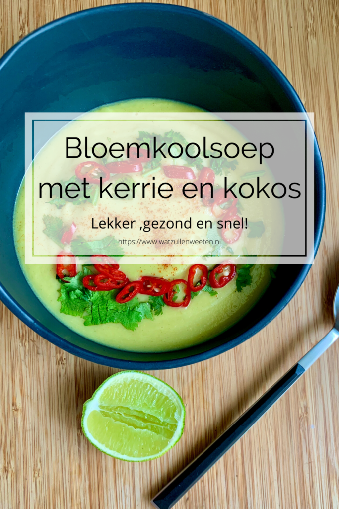 soep van bloemkool