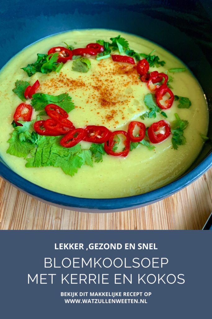 bloemkoolsoep voor keto dieet