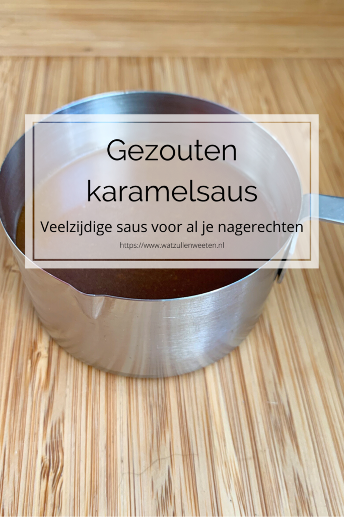 Gezouten karamelsaus