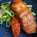 Zalm met piperade