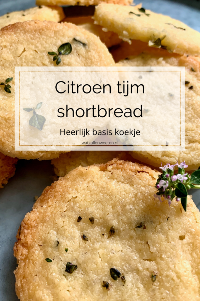 Citroen Tijm Shortbread Koekje