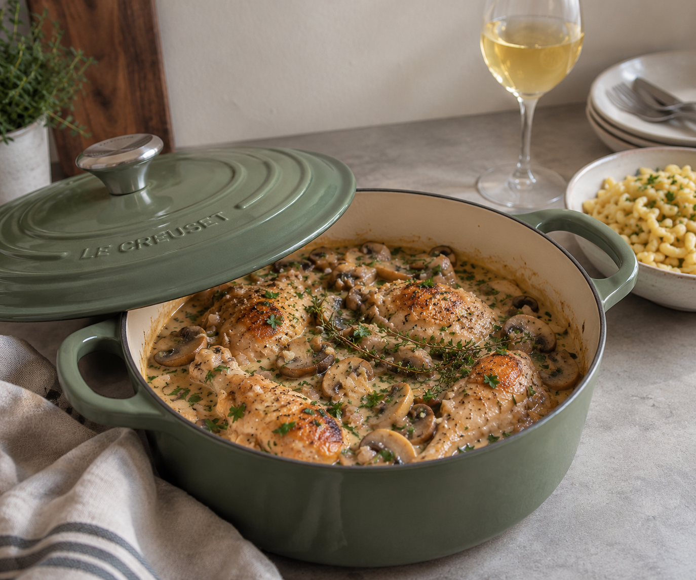 Coq au riesling